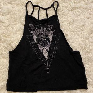 Kendall and Kylie cropped halter top